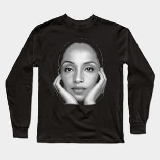 90s Sade Adu Long Sleeve T-Shirt